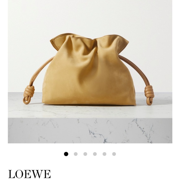 LOEWE
Flamenco leather-trimmed nubuck clutch - Picture 10 of 16